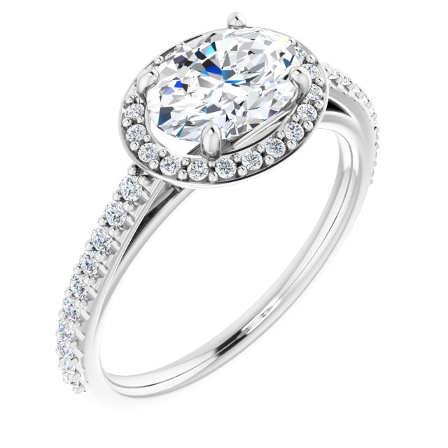 Halo Engagement Ring