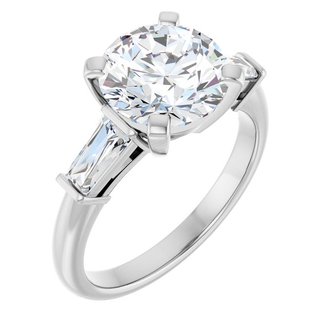 Accented Engagement Ring