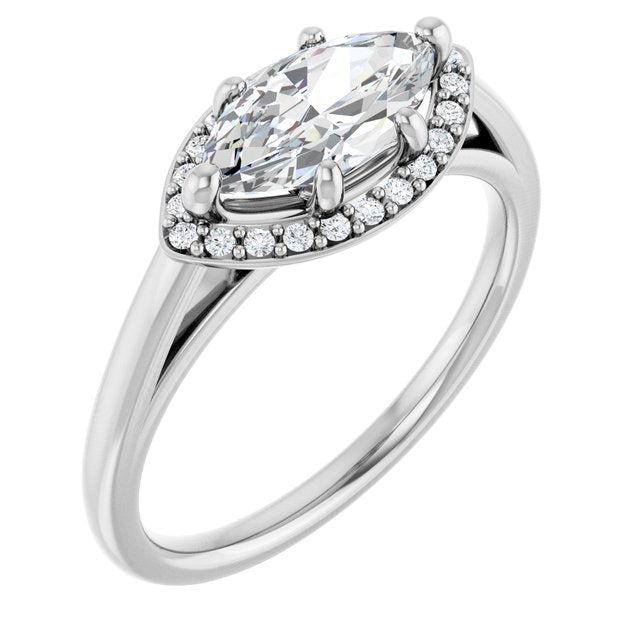 Halo Engagement Ring