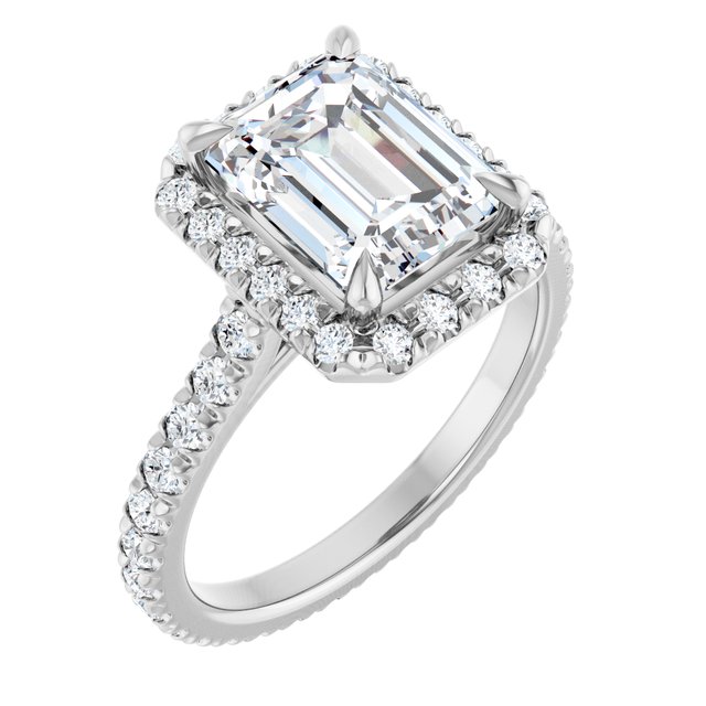 Halo Engagement Ring