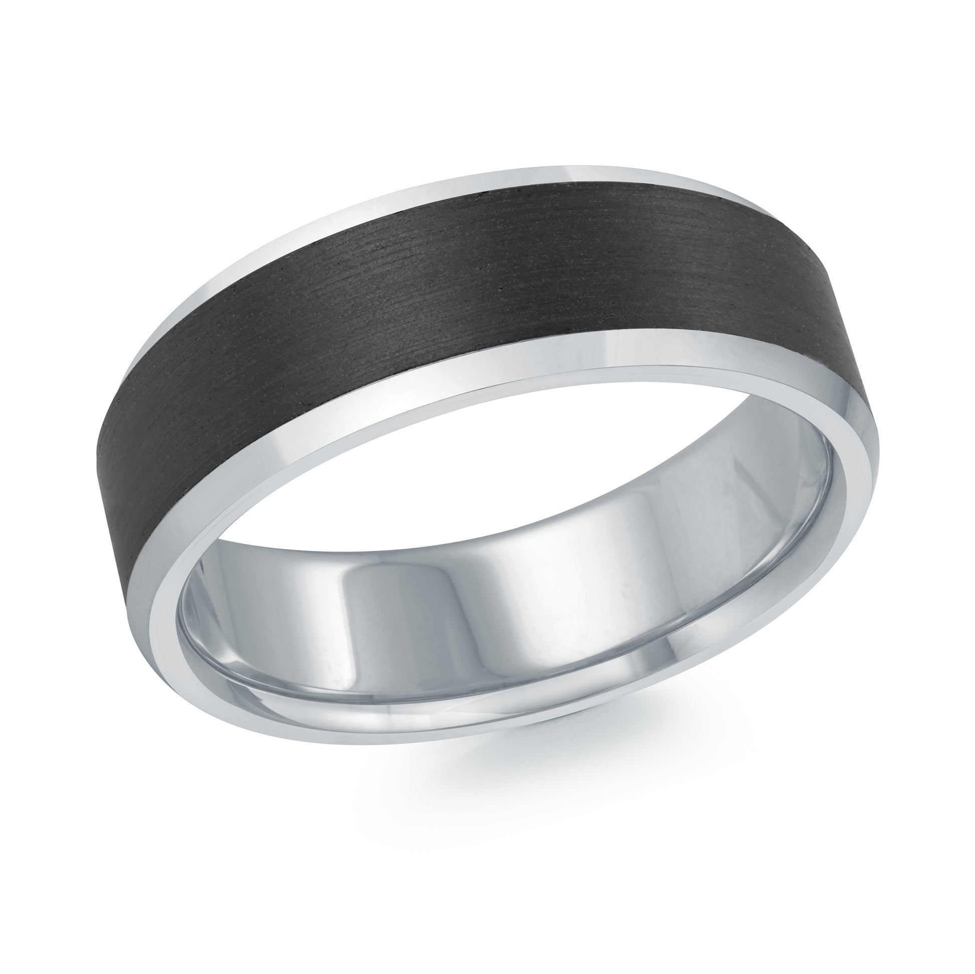 Carbon Fiber + Gold Wedding Band