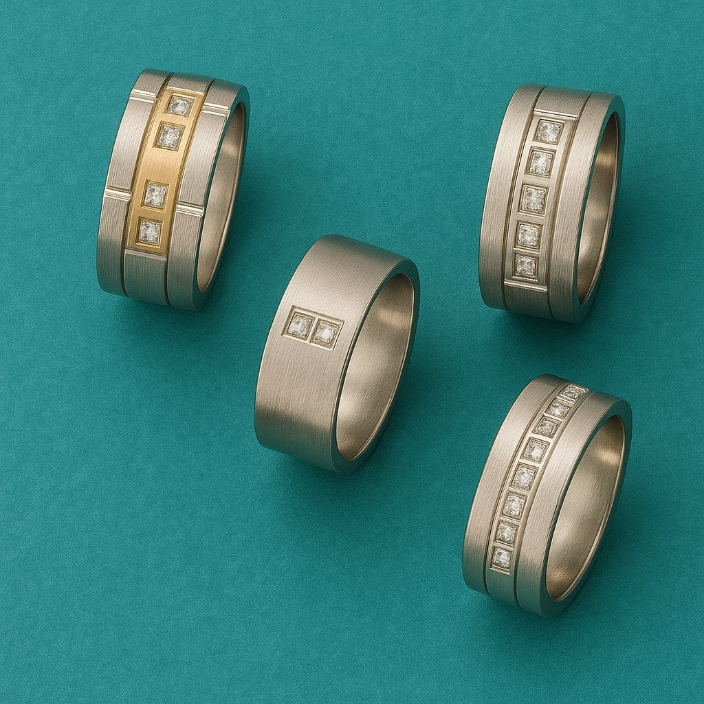 Raw & Refined: Men’s Wedding Bands