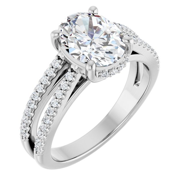 Accented Engagement Ring