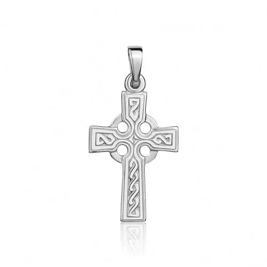 10k Gold Celtic Cross Pendant - Biggar Diamonds