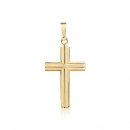 10k Gold Cross Pendant - Biggar Diamonds