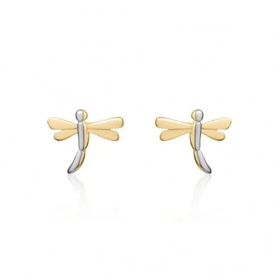 10k Gold Dragonfly Studs - Biggar Diamonds