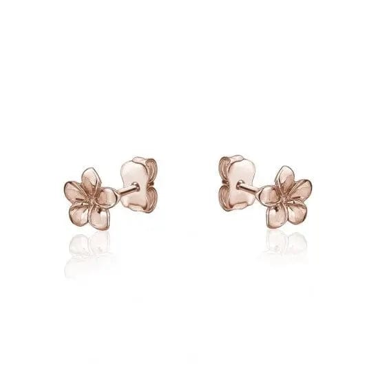 10k Gold Frangipani Studs - Biggar Diamonds