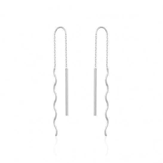 10k Gold Pull Through Earrings - Biggar Diamonds