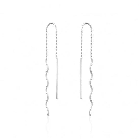 10k Gold Pull Through Earrings - Biggar Diamonds