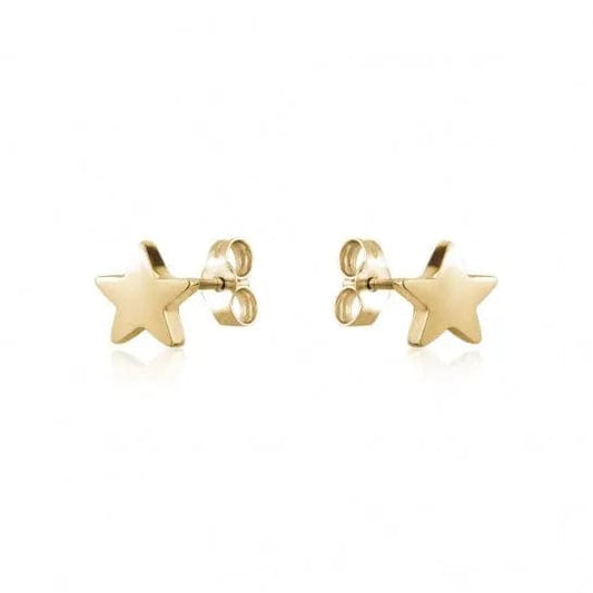 10k Gold Star Studs - Biggar Diamonds