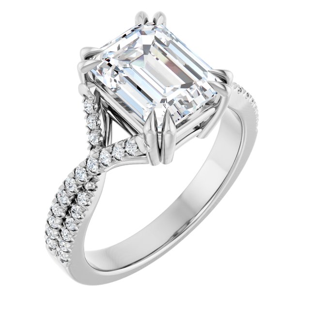 Accented Engagement Ring