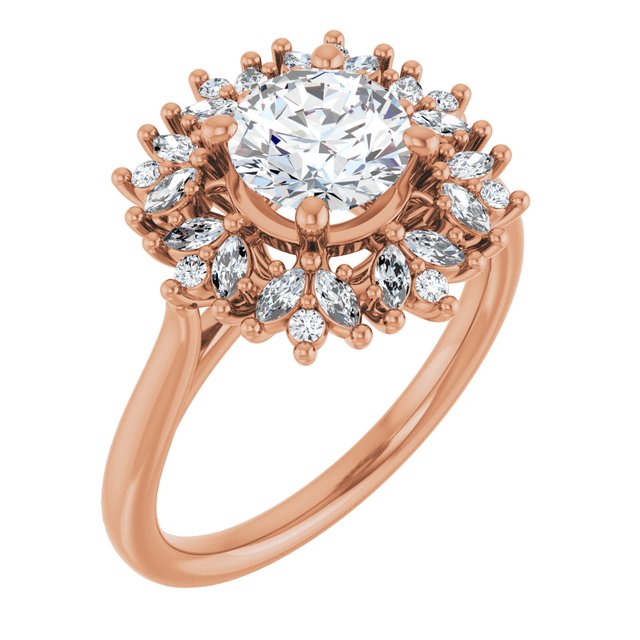 Halo Engagement Ring