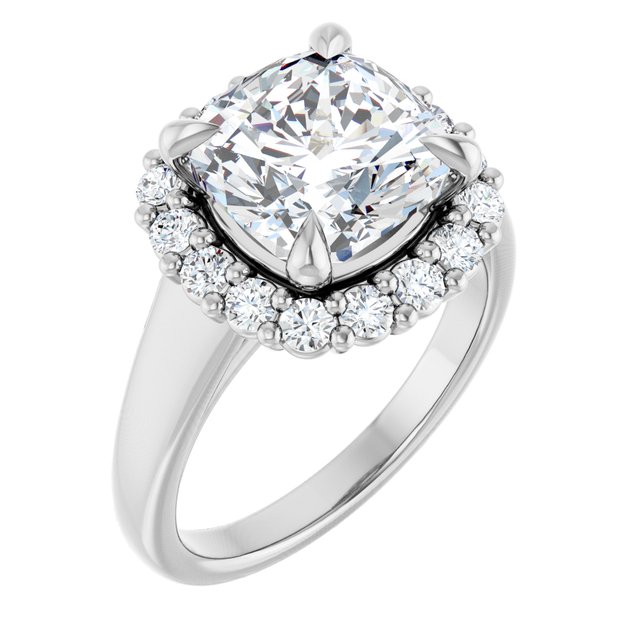 Halo Engagement Ring