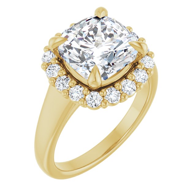 Halo Engagement Ring