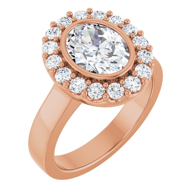 Halo Engagement Ring