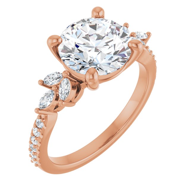 Accented Engagement Ring