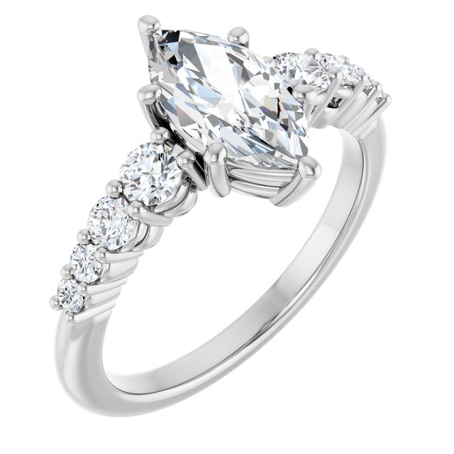 Accented Engagement Ring