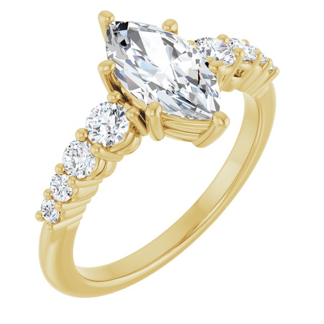 Accented Engagement Ring
