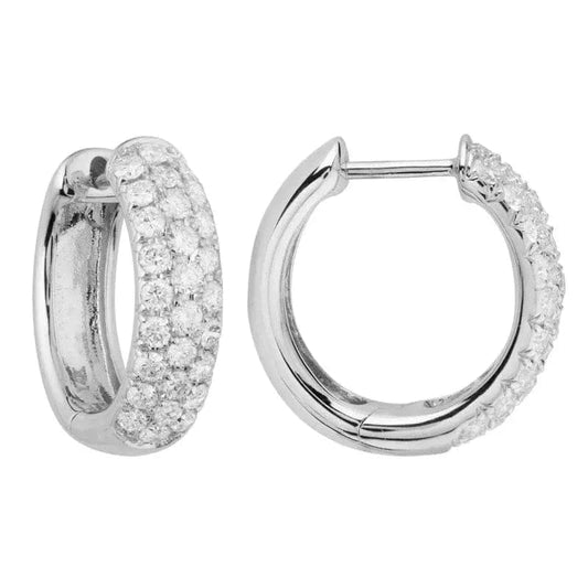 14k Gold Diamond Earring - Biggar Diamonds