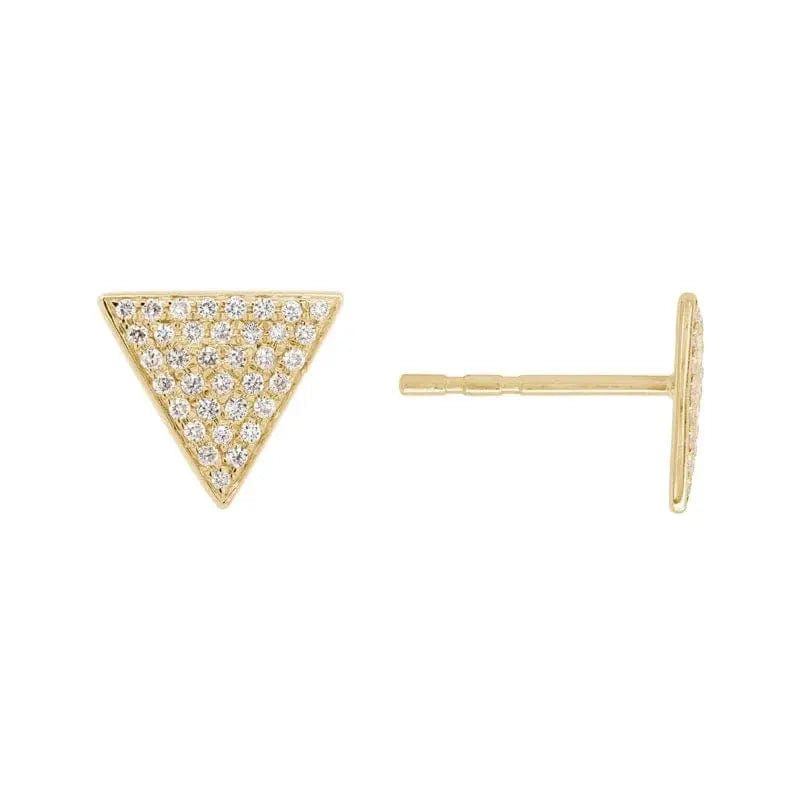 14k Gold Diamond Earring - Biggar Diamonds