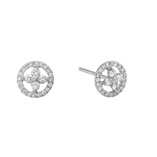 14k Gold Diamond Earring - Biggar Diamonds