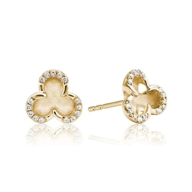 14k Gold Diamond Earring - Biggar Diamonds