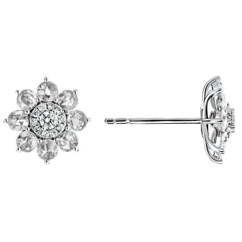 14k Gold Diamond Earring - Biggar Diamonds