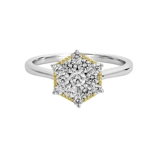 14k Gold Diamond Fashion Ring - Biggar Diamonds