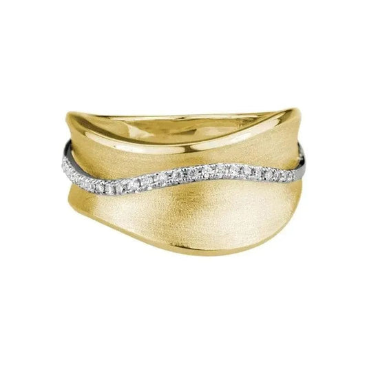 14k Gold Diamond Fashion Ring - Biggar Diamonds