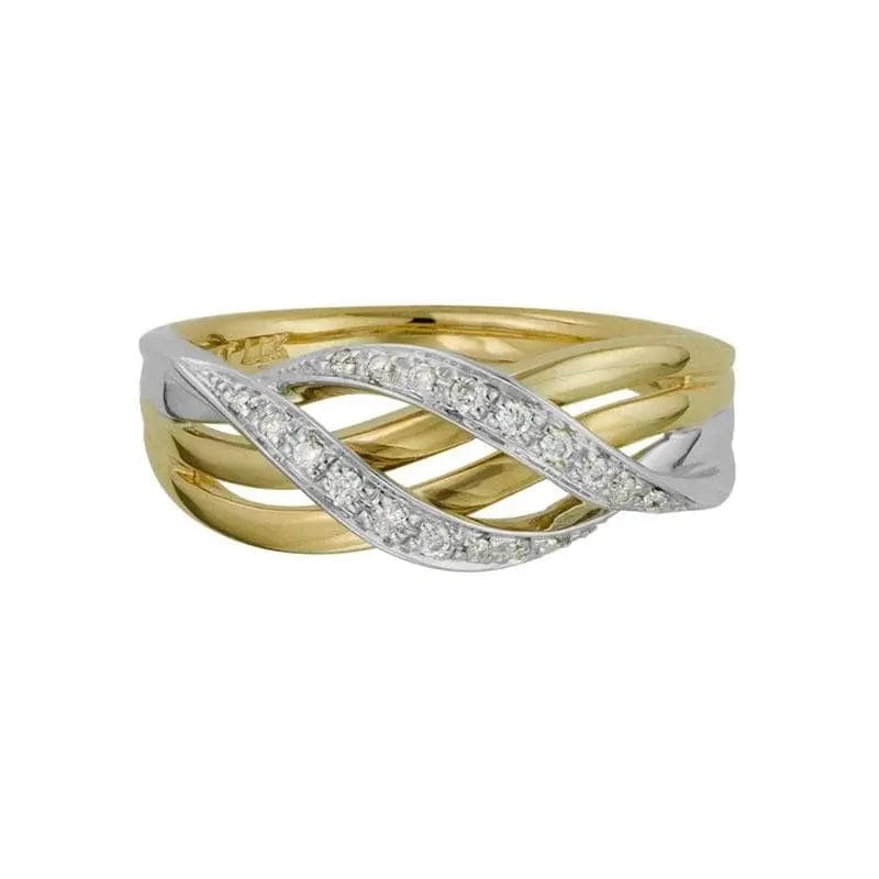 14k Gold Diamond Fashion Ring - Biggar Diamonds