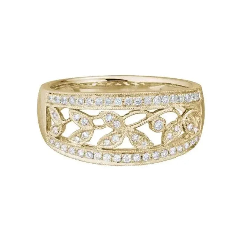 14k Gold Diamond Fashion Ring - Biggar Diamonds