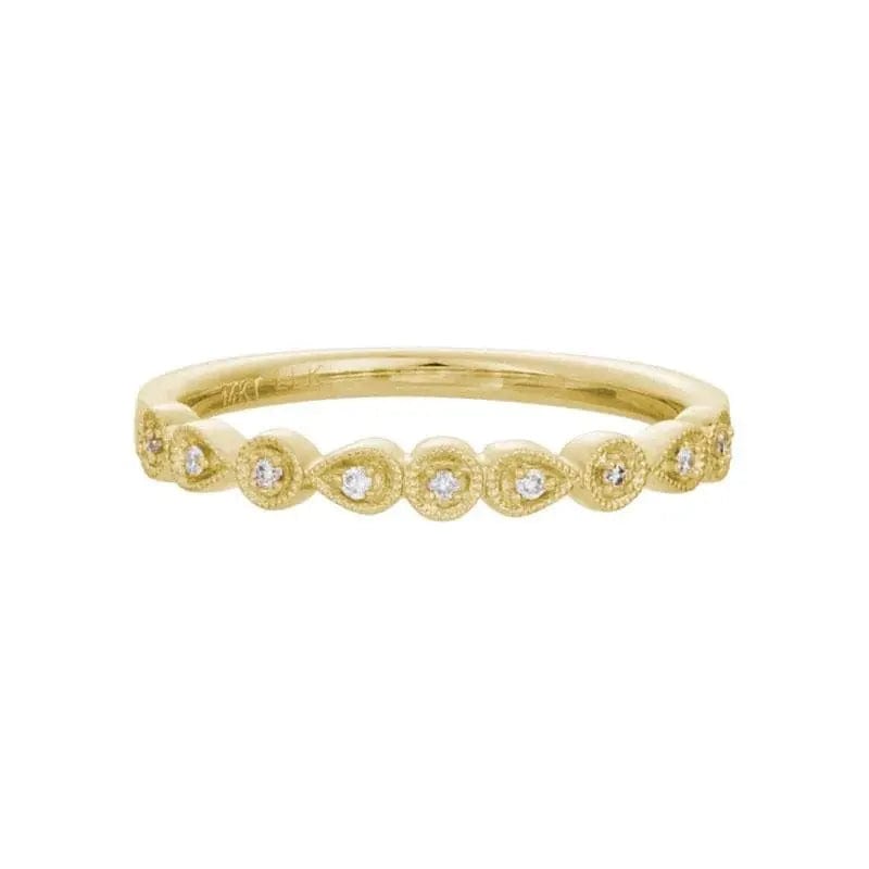 14k Gold Diamond Fashion Ring - Biggar Diamonds