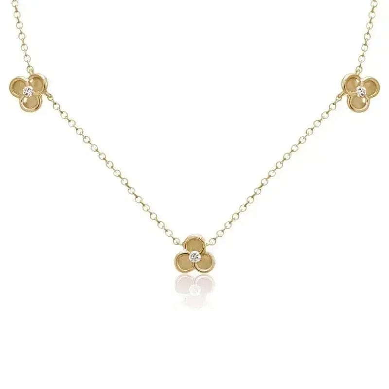 14k Gold Diamond Necklace - Biggar Diamonds