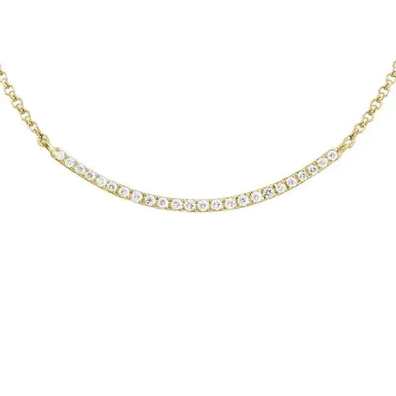 14k Gold Diamond Necklace - Biggar Diamonds