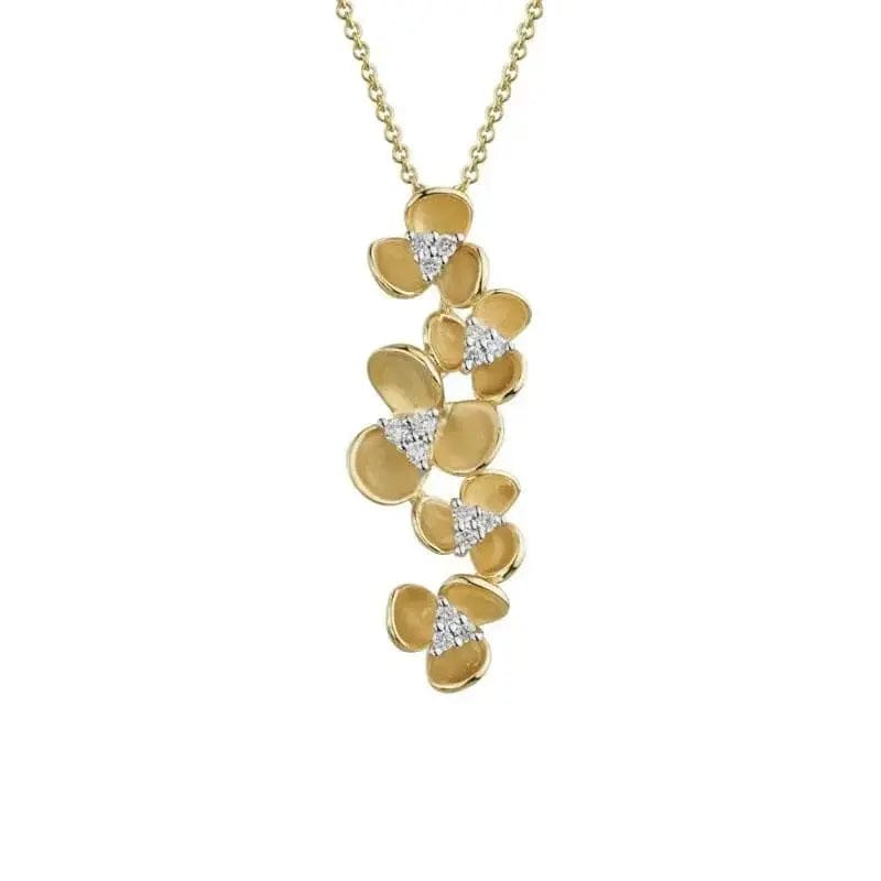 14k Gold Diamond Necklace - Biggar Diamonds