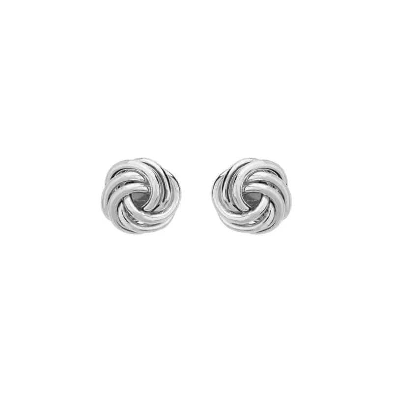 14k Gold Love Knot Studs - Biggar Diamonds