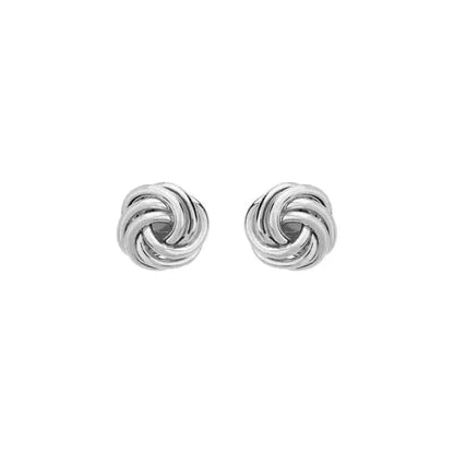 14k Gold Love Knot Studs - Biggar Diamonds