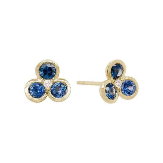 14k Gold Precious Gemstone Earring - Biggar Diamonds