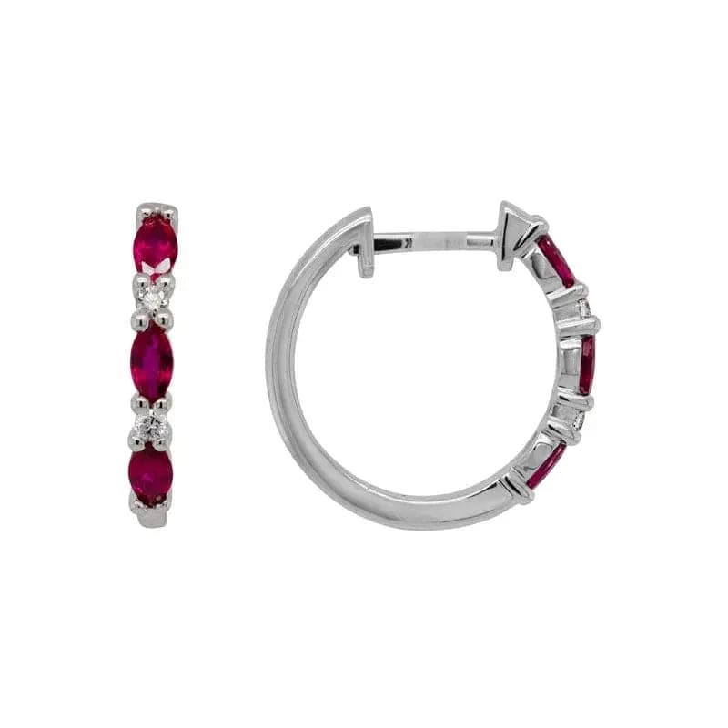 14k Gold Precious Gemstone Earring - Biggar Diamonds