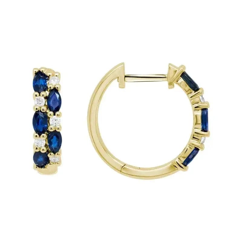 14k Gold Precious Gemstone Earring - Biggar Diamonds