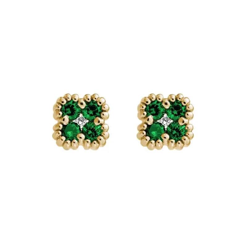 14k Gold Precious Gemstone Earring - Biggar Diamonds