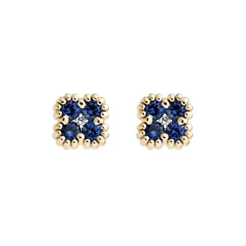 14k Gold Precious Gemstone Earring - Biggar Diamonds