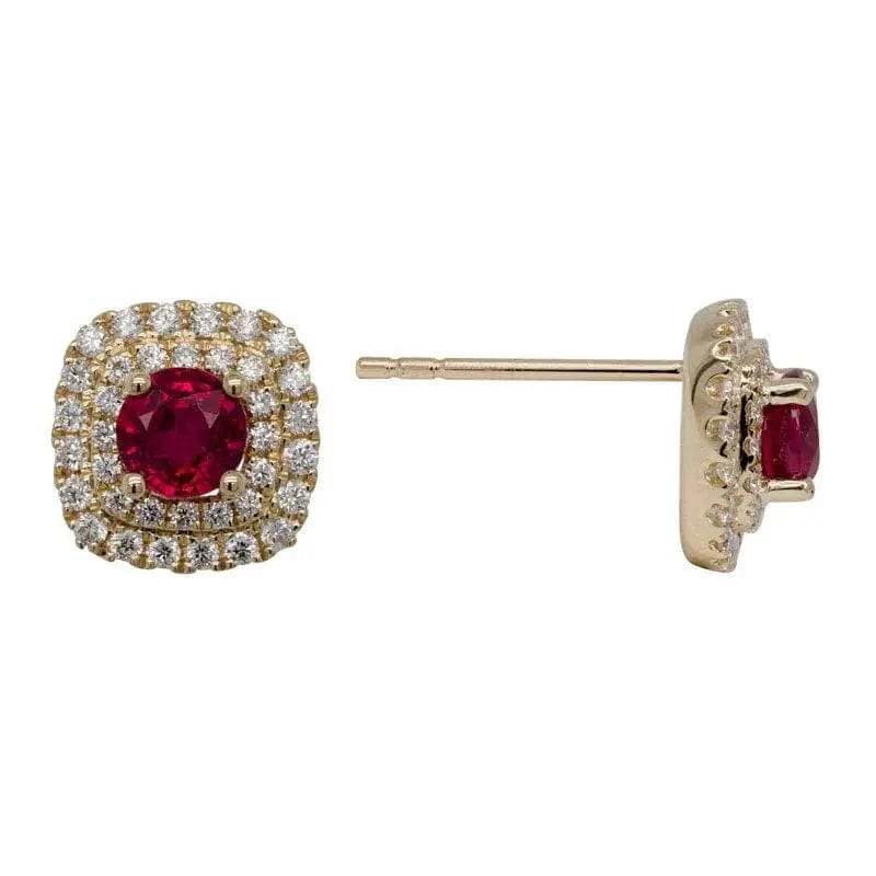 14k Gold Precious Gemstone Earring - Biggar Diamonds