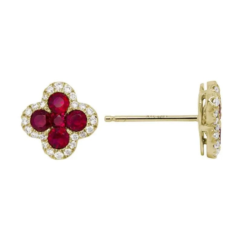 14k Gold Precious Gemstone Earring - Biggar Diamonds