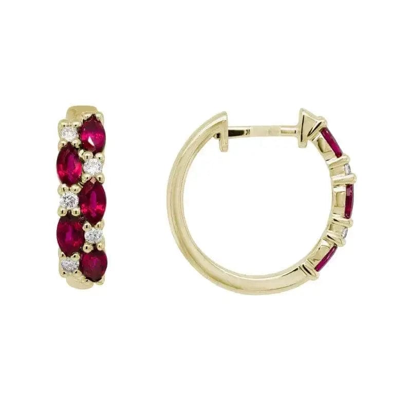 14k Gold Precious Gemstone Earring - Biggar Diamonds