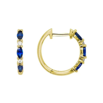 14k Gold Precious Gemstone Earring - Biggar Diamonds