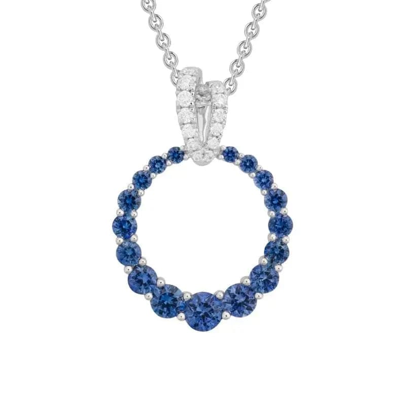 14k Gold Precious Gemstone Necklace - Biggar Diamonds