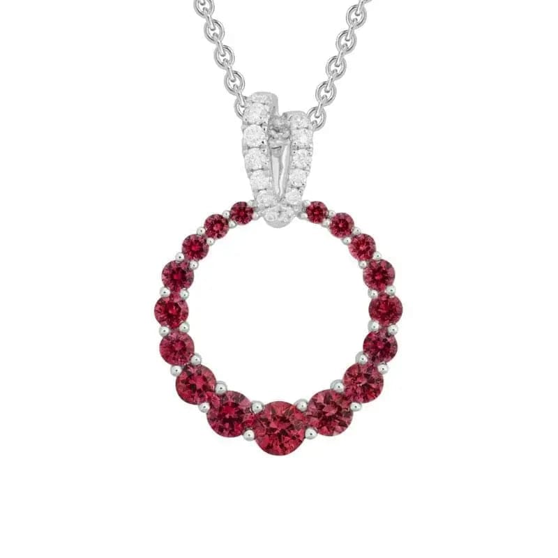 14k Gold Precious Gemstone Necklace - Biggar Diamonds