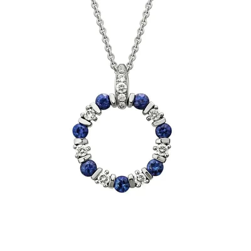 14k Gold Precious Gemstone Necklace - Biggar Diamonds