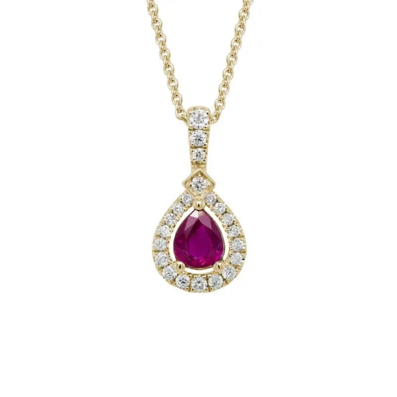 14k Gold Precious Gemstone Necklace - Biggar Diamonds